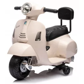  Baby-Aufsitz-Vespa-Akku-Roller mit weißer Rückenlehne