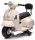  Baby-Aufsitz-Vespa-Akku-Roller mit weißer Rückenlehne