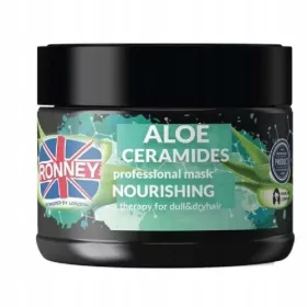    RONNEY Aloe Ceramides Professional Mask Nährende Feuchtigkeitsmaske für trockenes und stumpfes Haar 300 ml