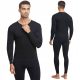  NETi Herren-Sportunterwäsche-Set, Hose und Bluse, langärmelig, Baumwolle