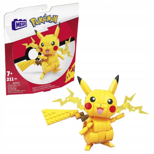  Mega Construx Pokémon bauen und präsentieren – Pikachu GKY95