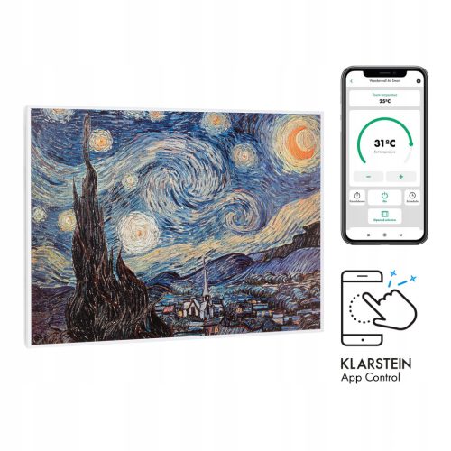  Klarstein Wonderwall Air Art Smart Starry Night Infrarotheizung 80 x 60 cm 500 W