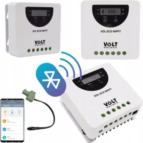    SOL ECO MPPT SOLARREGLER 20A 100V 12/24V + LCD + BLUETOOTH LEISTUNGSSTARK