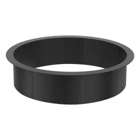    VEVOR Feuerstelle, Schwarz, 1015 x 1015 x 216 mm, 8,83 kg, Karbonstahl, groß