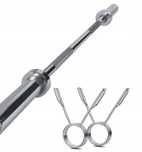 Olympic Grip 20 KG | Langhantel 220 cm | Tragfähigkeit 300 kg | Edelstahl