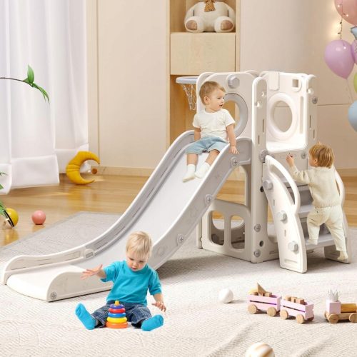  Kinder garten rutsche für haus zaun 4 in 1 Kleinkind rutsche innen/außen