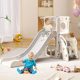  Kinder garten rutsche für haus zaun 4 in 1 Kleinkind rutsche innen/außen