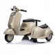  Elektro-Kinderroller Vespa mit Beiwagen