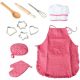  Küchenschürzen-Set für Kinder – 11-teilig, Kochkostüm