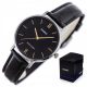 CASIO DAMENUHR LTP-VT01L-1B schwarzes Lederarmband + BOX