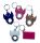  Hai-Schlüsselanhänger KEYRAMBIT KEYSPINNER karambit - Blaue Lagune