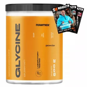   nowmax® Glycin 500 g - Unterstützung für Muskeln, Gelenke und antioxidativen Schutz