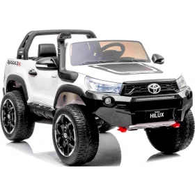  AUTO FÜR 2 KINDER TOYOTA HILUX BATTERIE 12V 4x45W WEISS