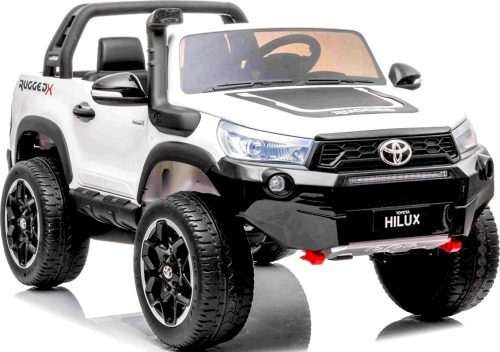  AUTO FÜR 2 KINDER TOYOTA HILUX BATTERIE 12V 4x45W WEISS
