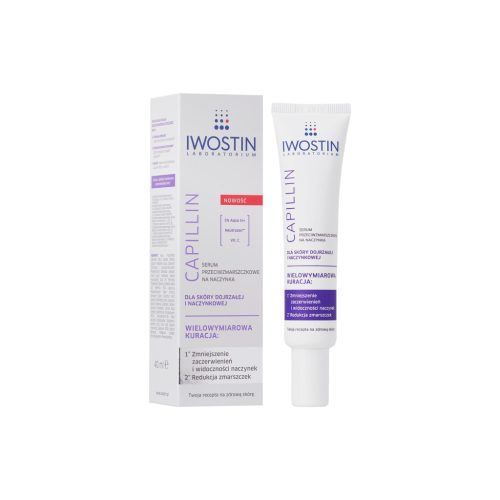 Iwostin Capillin Anti-Falten Serum mit Hyaluronsäure für sensible Haut, 40ml
