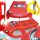  KUNSTSTOFFSCHLITTEN 91 CM FÜR KINDER, DIE MIT EINEM SEIL RUTSCHEN, STAHLKUFEN STARKES AUTO