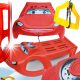 KUNSTSTOFFSCHLITTEN 91 CM FÜR KINDER, DIE MIT EINEM SEIL RUTSCHEN, STAHLKUFEN STARKES AUTO