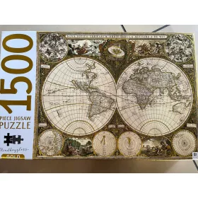  Mindbaglers Vintage World Map 1500 Goldpuzzle
