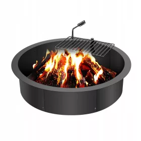    VEVOR Feuerstelle 885x885x334MM Feuerring Für Gartenterrasse