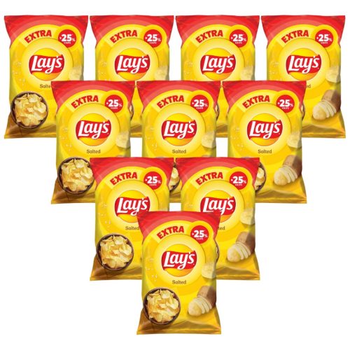Lay's Classic Salted Kartoffelchips 10er Pack (10 x 163 g)