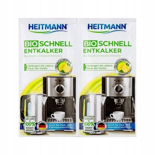  Heitmann Pulver zur Reinigung von Wasserkochern und Kaffeemaschinen, 0,75l