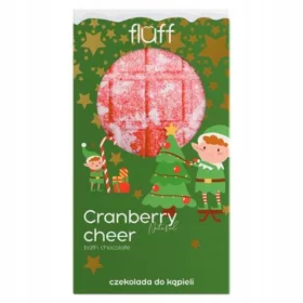  FLUFF Schokoladenbadebombe Cranberry Cheer 160g