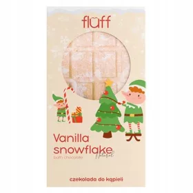  FLUFF Schokoladen-Badebombe Vanille-Schneeflocken 160g