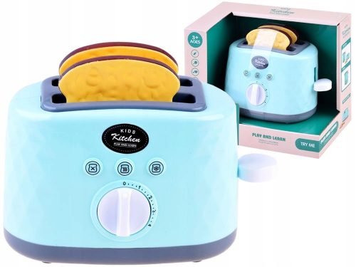  Batteriebetriebener Toaster mit zwei Toasts, Küchenspielzeug
