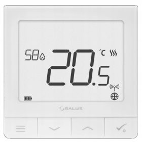  SALUS-TEMPERATURREGLER MIT SENSOR. LUFTFEUCHTIGKEIT