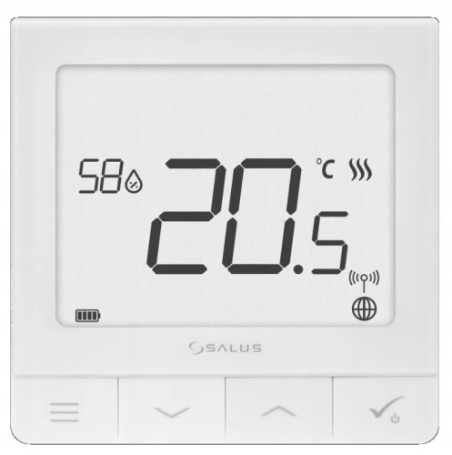  SALUS-TEMPERATURREGLER MIT SENSOR. LUFTFEUCHTIGKEIT