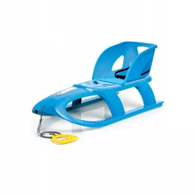    ISP1 Schlitten mit Rückenlehne, schnell und stark, Seil, blau