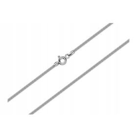    Silberkette 925er Geschenk-Silberschlangenseil – 45 cm + Gratisartikel