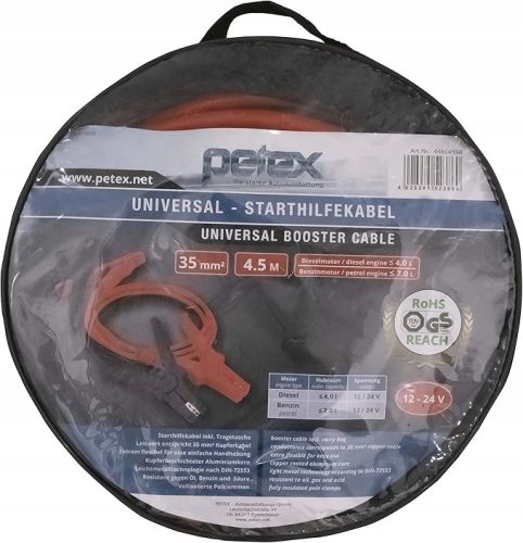  PETEX BOOT-KABEL 4,5M, 35MM