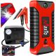  JUMPSTARTER + KOMPRESSOR MOTORSTARTBOOSTER POWERBANK TASCHENLAMPE KOMPASS