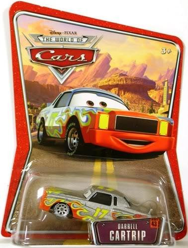  CARS 2 KOMMENTATOR DARRELL CARTRIP 1:55 MATTEL