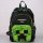 Minecraft-Thema Rucksack von Smiggle mit Creeper-Design