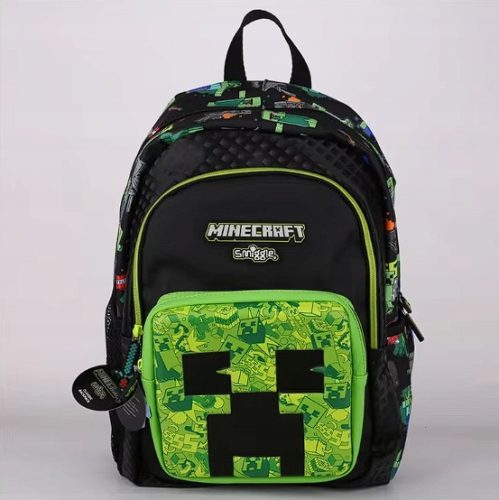 Minecraft-Thema Rucksack von Smiggle mit Creeper-Design
