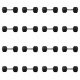  HEX-Hantelset 2 x 2,5–20 kg, 180 kg, gummiert