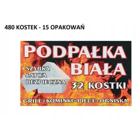  KAMINGRILL ZÜNDHOLZ WEISS 32 WÜRFEL