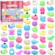 Purpledi Squishies – Set mit 50 weichen Anti-Stress-Spielzeugen