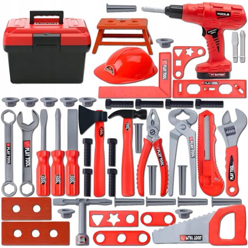  Kinder-DIY-Werkzeugset Kastenbohrer 55el (W022)