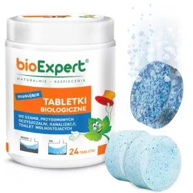    BIOLOGISCHE Tabletten bioExpert 24 Stk. Tabletten für Klärgrube gegen Geruch 2 Jahre