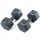  SET FITNESS PILATES Kurzhanteln BITUMINUMHUMPEN FÜR ÜBUNGEN 2x5kg