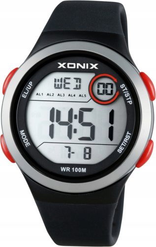  Wasserdichte Herrenuhr von XONIX mit Sportfunktionen und Hintergrundbeleuchtung