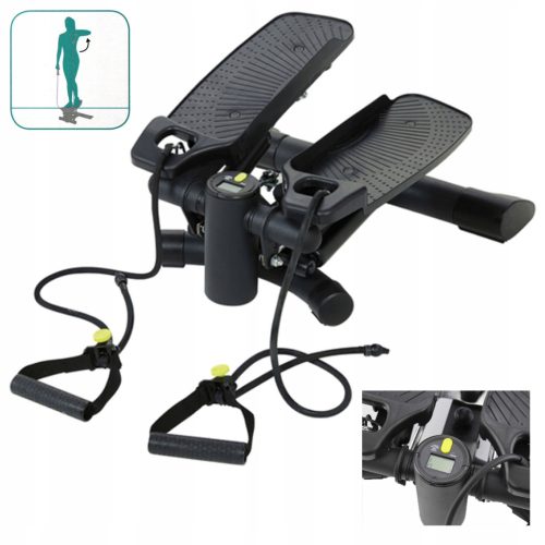  Schwenkbarer Stepper mit Kabeln. Demoversion des Steppers mit Kabeln