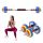  Massives Chrom-Hanteln + Langhantel-Set 2in1 im 20-kg-Koffer