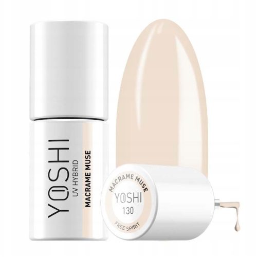  YOSHI FREE SPIRIT HYBRID NAGELLACK CREAMY BEIGE 130 MACRAME MUSE 6 ml