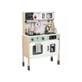  Verspielte Kinderküche aus Holz + Zubehör