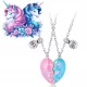  BESTE FREUNDE BFF FREUNDSCHAFT HALSKETTE SET MIT 2 MAGNETEN!