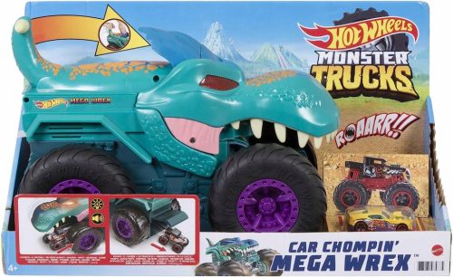  HOT WHEELS Auto Car Eater Mega Wrex Monster Truck Licht Sound GYL13